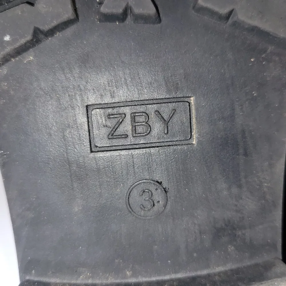 ZBY Size 3 Girls Suede Black Boots